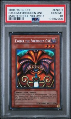 2004 Yu-Gi-Oh Master Collection Exodia the Forbidden One #MC1-EN001 PSA 10 GEM-image