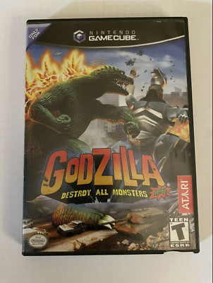 Godzilla Destroy All Monsters Melee Case + Artwork ONLY Gamecube OEM NO GAME-image