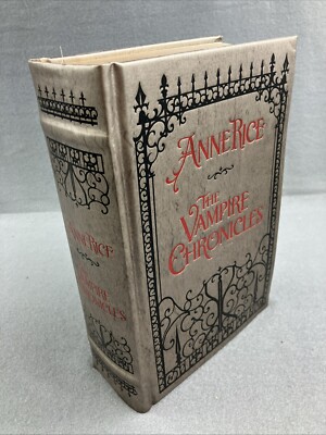 The Vampire Chronicles Leather Bound Classics by Anne Rice Book Silver Cover-image