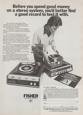 1972 Fisher Home Stereos - Turntable 