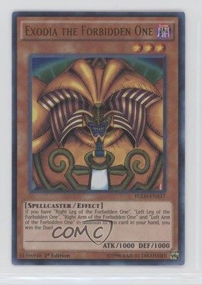 2016 Yu-Gi-Oh! 1st Edition Exodia the Forbidden One #YGLD-ENA17 pq5-image