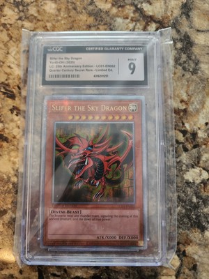 Slifer The Sky Dragon 25th Anniversary Quarter Century Secret Rare Card-image
