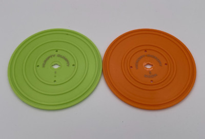 Vintage Lot 2 Fisher Price Replacement Records for Music Box Record Player-image