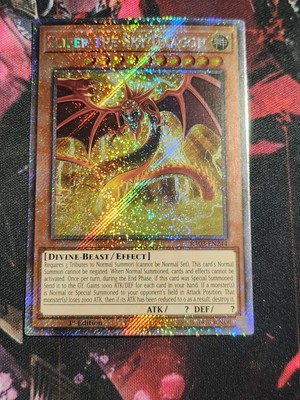Slifer the Sky Dragon (Platinum Secret Rare) RA03-EN244 Quarter Century Bonanza-image