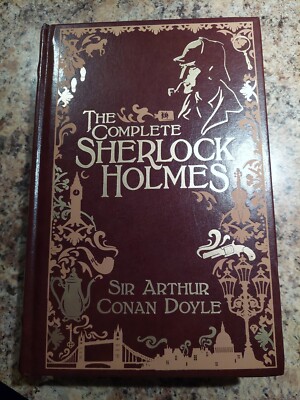 The Complete Sherlock Holmes By Sir Arthur Conan Doyle B&N 2009 HB Leather Bound-image