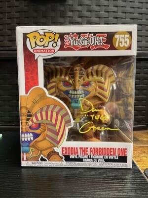 JSA Signed Dan Green Yu-Gi-Oh! Exodia the Forbidden One #755 Vinyl Figure-image