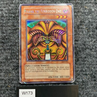 Exodia The Forbidden One DDS-003 YuGiOh Dark Duel Stories Prismatic Secret Rare-image