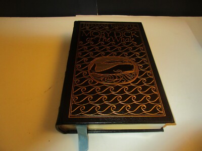 Moby Dick By Melville Easton Press Leather Bound Gold Embossed Collector-image