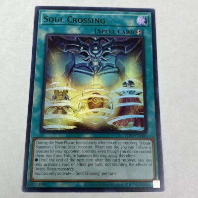 Yugioh Soul Crossing Egs1-en002 Egyptian God Deck Slifer The Sky Dragon-image