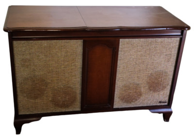 Amazing Vintage Chadwick “The Fisher” Console Stereo with Turn Table – WORKS-image