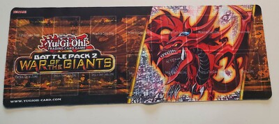 Yugioh Game Mat Battle Pack 2 War of the Giants Slifer The Sky Dragon-image