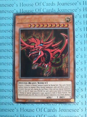 Slifer the Sky Dragon KICO-EN063 Ultra Rare Yu-Gi-Oh Card 1st Edition New-image