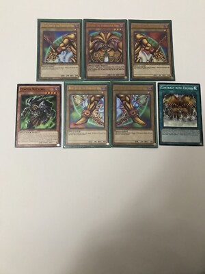 ULTRA RARE Exodia The Forbidden One (5 Card Set) YGLD 1st Edition Holo Yugioh -image