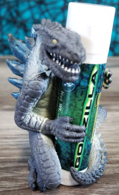 VINTAGE 1998 GODZILLA Lip Balm Holder 2.75