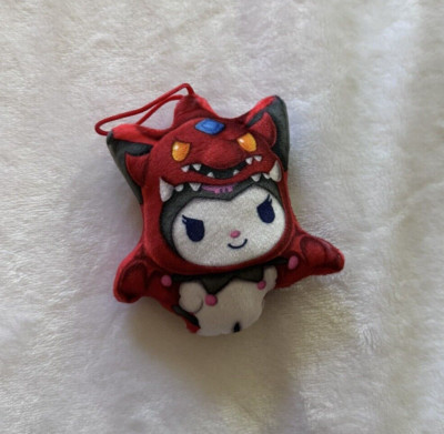 McDonalds Yu-Gi-Oh! x Hello Kitty Kuromi Slifer The Sky Dragon Plush Toy 2024-image