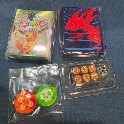 Pokemon TCG Prismatic Evolutions & Darkness Ablaze ETB 65 Sleeves Each Set-image