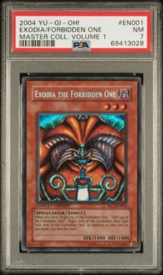 Yu-Gi-Oh! 2004 Exodia the Forbidden One Master Collection MC1-EN001 PSA 7-image