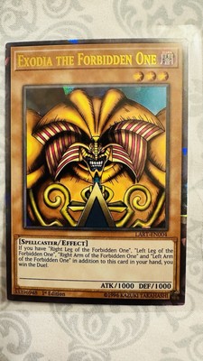 Exodia the Forbidden One Limited Print The Lost Art Promotion First Edition Set-image