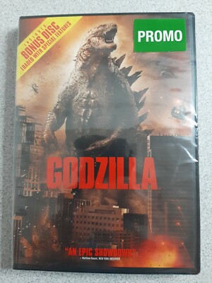 Godzilla Movie Promo Version 2-Disc DVD Set (2014) Sealed BRAND NEW Bonus Disc-image