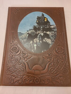 Vintage TIME LIFE BOOKS The Old West Series--THE EXPRESSMEN Faux Leather Cover -image