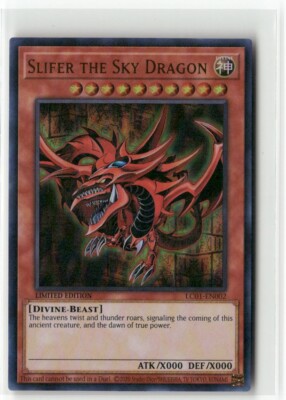 Slifer the Sky Dragon (25th Anniversary Edition) LC01-EN002 NM Limited Yugioh-image