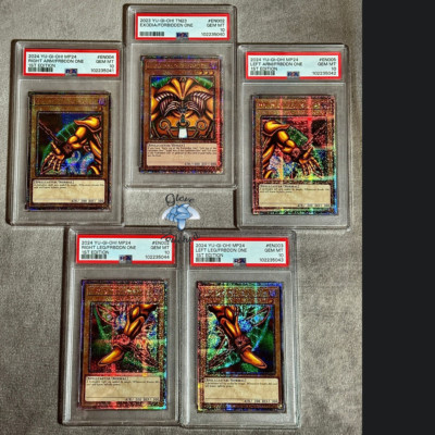 YUGIOH! Exodia The Forbidden One SEQUENTIAL Quarter Century Rare PSA 10 Gem Mint-image