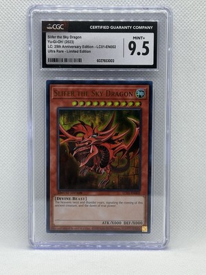 YuGiOh! - Slifer the Sky Dragon - LC01-EN002 - CGC Mint 9.5-image