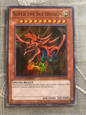 Slifer the Sky Dragon - LC01-EN002 - Ultra Rare - Limited Edition Moderately-image