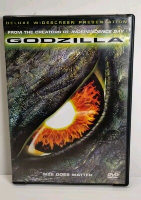 Godzilla -SONY Pictures (DVD, 1998) Deluxe Edition, Widescreen, Horror, Action-image