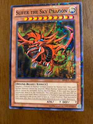 Slifer The Sky Dragon BP02-EN127 Mosaic Rare - YuGiOh Card - NM-image