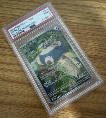 Pokemon TCG 151 Snorlax Promo PSA Graded Near Mint 9 Scarlet Violet-image