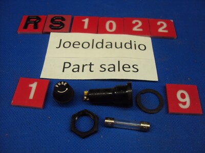 Fisher RS-1022 Receiver Fuse Holder w/ 2 Amp Fuse. Parting Out Entire RS-1022.-image