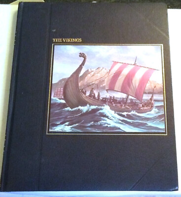 THE VIKINGS (SEAFARERS SERIES). 1ST PRINTING, LEATHERETTE, MINT CONDITION-image