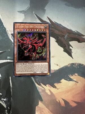 Yugioh Slifer The Sky Dragon Secret Rare Speed Duel SBC1-image