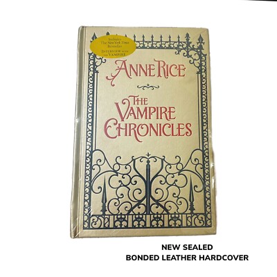 The Vampire Chronicles Anne Rice Bonded Leather Hardcover NEW SEALED Lestat B&N-image