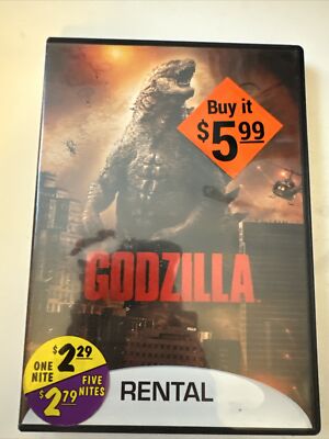 Godzilla (DVD, 2014, Widescreen, Rental Exclusive)-image