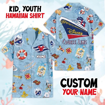 Custom Mickey Cruise Hawaiian Shirt Disney Family For Men Women-image