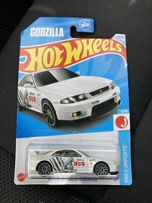 2024 Hot Wheels E Case Hw  J-Imports Nissan Skyline gt-r White Godzilla-image