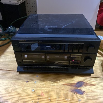 Fisher MC-715 Turntable Dual Cassette Tape Deck AM/FM Tuner PARTS/REPAIR ONLY-image