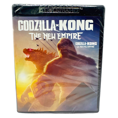 Godzilla x Kong: The New Empire (4K UHD Blu-ray) Sci-Fi Brand New and Sealed!!!-image