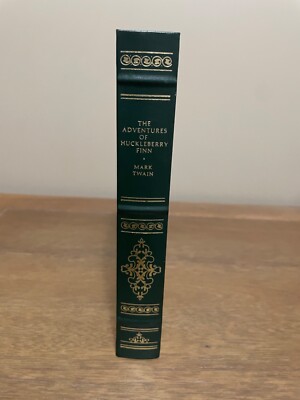 The Adventures of Huckleberry Finn Twain 1979 Franklin Library Vintage Leather-image