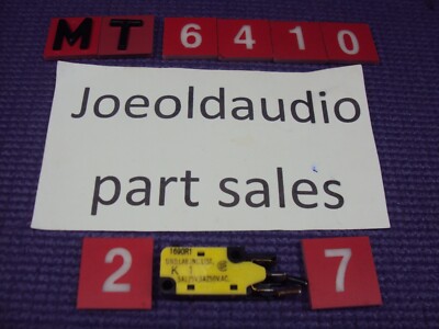 Fisher MT-6410 Turntable AC Switch Omron P/N 1690R1 K1. Parting Out MT-6410.-image