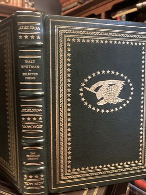 Franklin Library: WALT WHITMAN: DEATHBED EDITION:SONG OF MYSELF: LEAVES OF GRASS-image