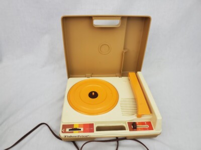 VTG 1978 Fisher Price Portable Record Player #825 Phonograph Turntable Works-image