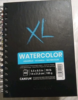 Versatile Watercolor Paper Art Book - 48 Sheets, Ideal for Artists & Students-image