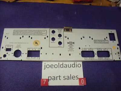 Fisher Quad Receiver 4035 Back Panel. Rated 8.9 Out Of 10. Parting Out 4035.-image