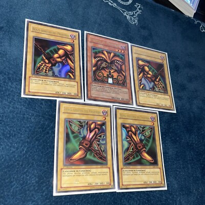 Exodia The Forbidden One Legend Of Blue-Eyes 1st Edition Spanish Set NM Yugioh-image