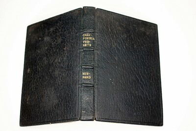California Violets: A Book of Verse by Grace Hibbard 1902 Fine Leather Bound-image