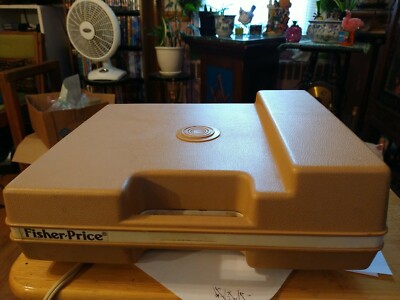 Vintage Fisher Price #825 2-Speed Suitcase Record Player 1978 Portable-image