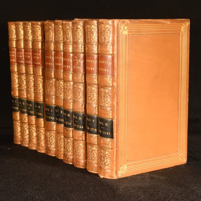 1840-1844 10vol The Letters of Horace Walpole Full Calf-image